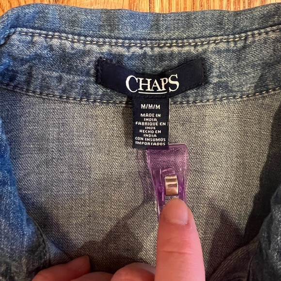 Chaos women Jean shirt with snap pearl buttons - Picture 9 of 9